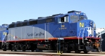 RNCX 1859 basks in the afternoon sun at the NC DOT yard